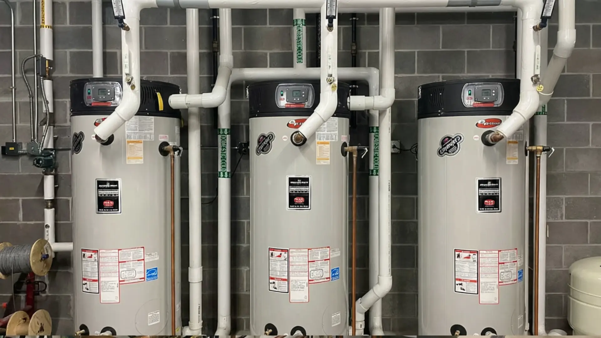 Construction G2R water heater emergency repair
